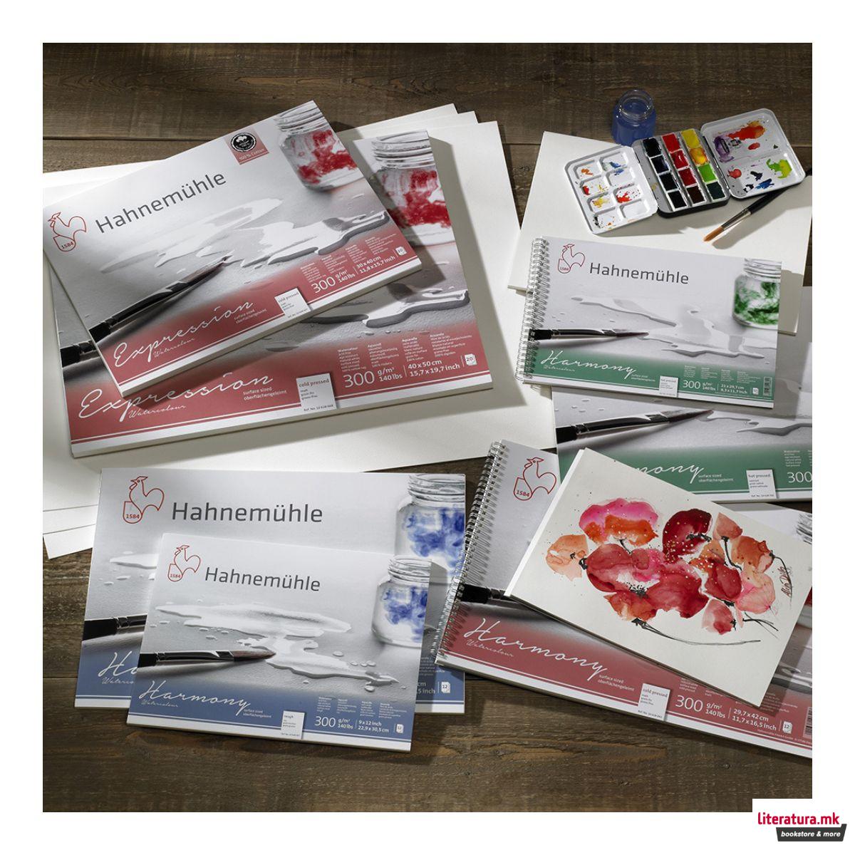 Блок, Harmony, 300 g/cm², 24 x 30 cm, ладно пресуван 