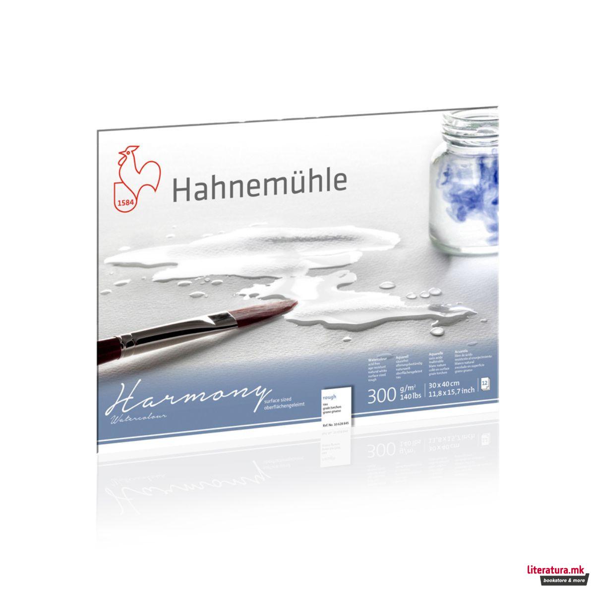 Блок, Harmony 300 g/cm², 30 x 40 cm, груба хартија 