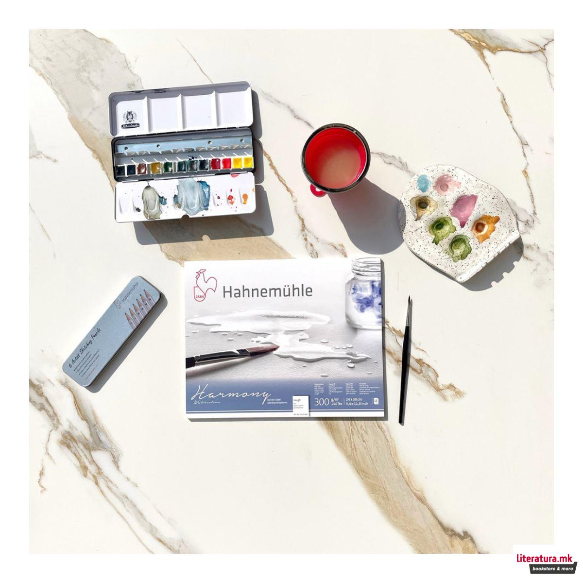 Блок, Harmony 300 g/cm², 40 x 50 cm, груба хартија 