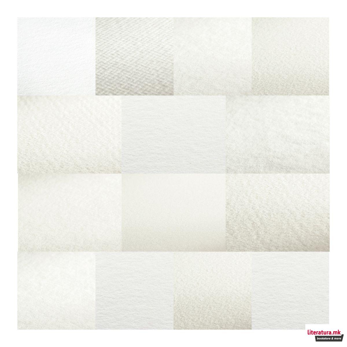 Блок, Watercolour Selection - Селекција од 14 различни хартии, 24 x 32 cm 