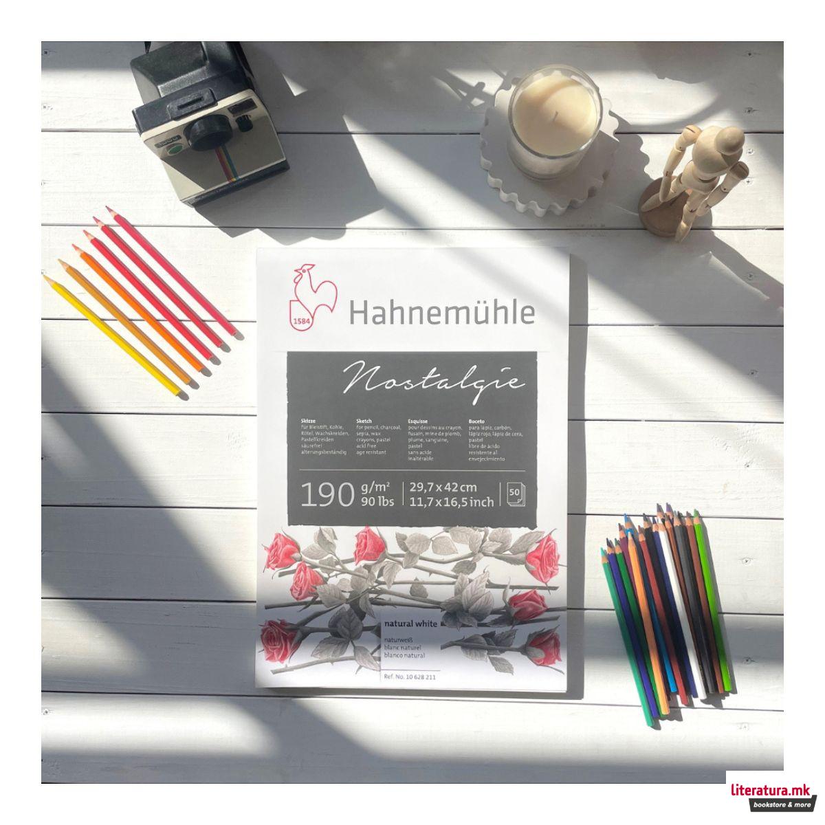 Блок за скицирање, Nostalgie, 190 g/cm², А2 