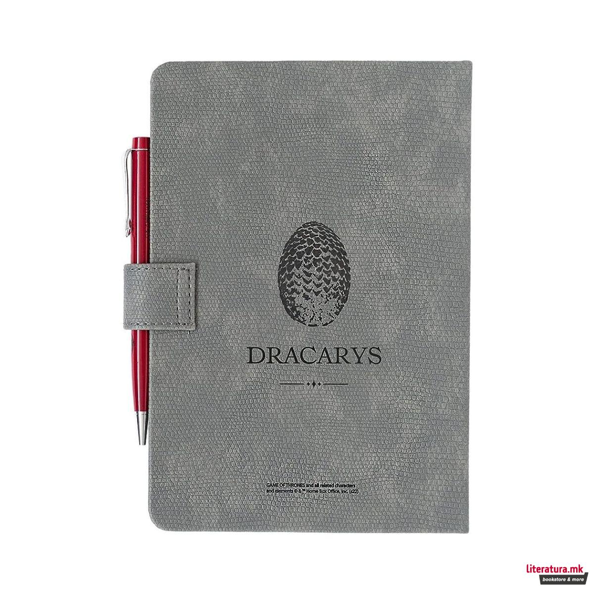 Тетратка со пенкало, Game of Thrones - Targaryen House, А5 