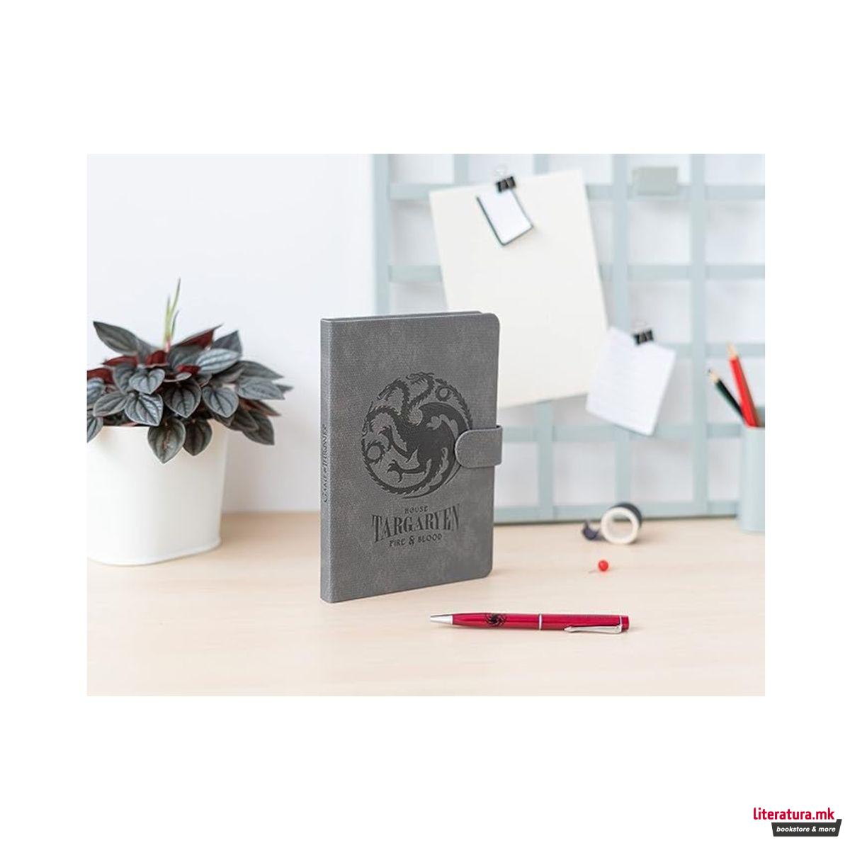 Тетратка со пенкало, Game of Thrones - Targaryen House, А5 