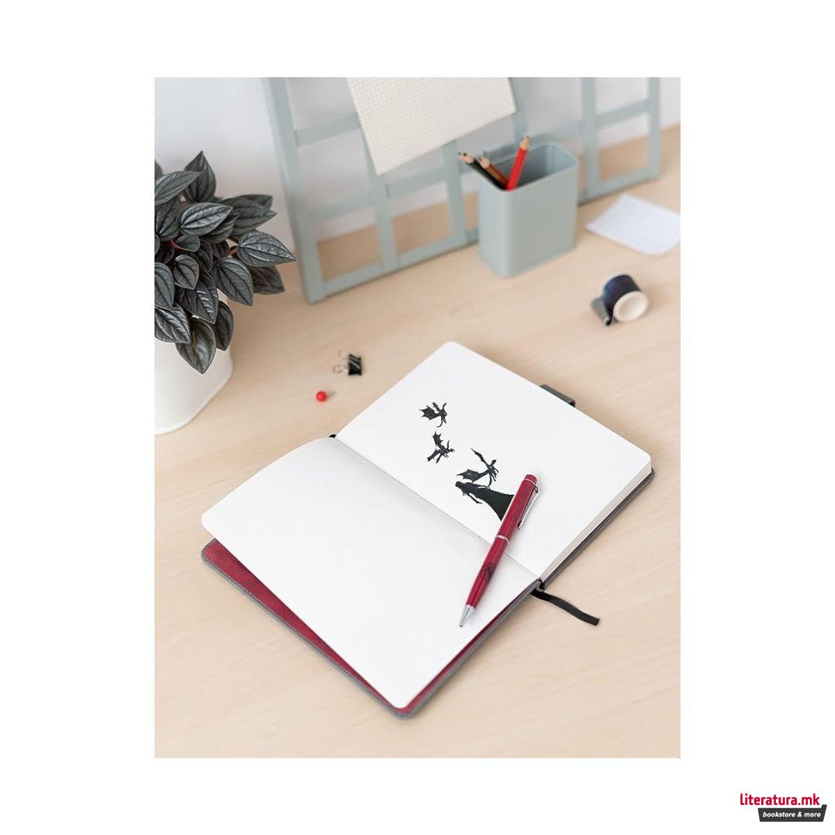 Тетратка со пенкало, Game of Thrones - Targaryen House, А5 