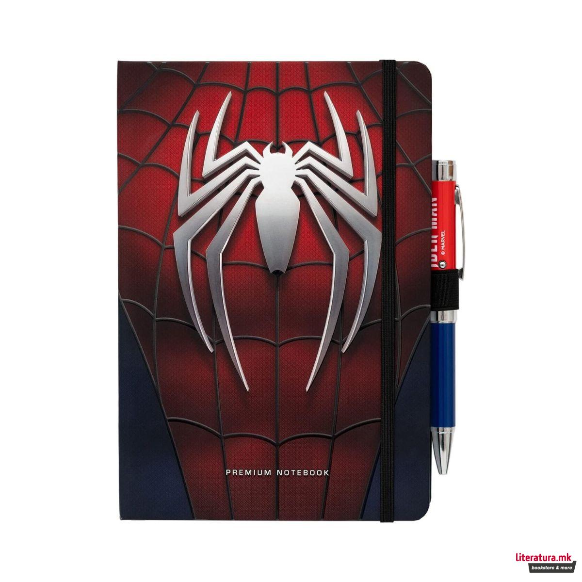 Тетратка со пенкало-проектор, Marvel - Spider-Man, А5
