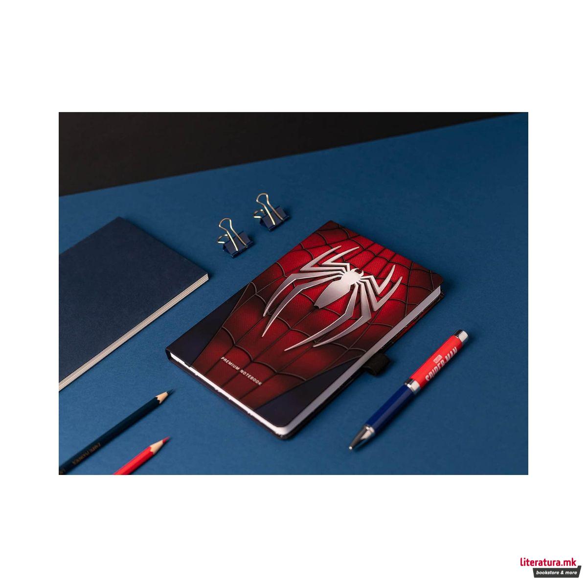 Тетратка со пенкало-проектор, Marvel - Spider-Man, А5