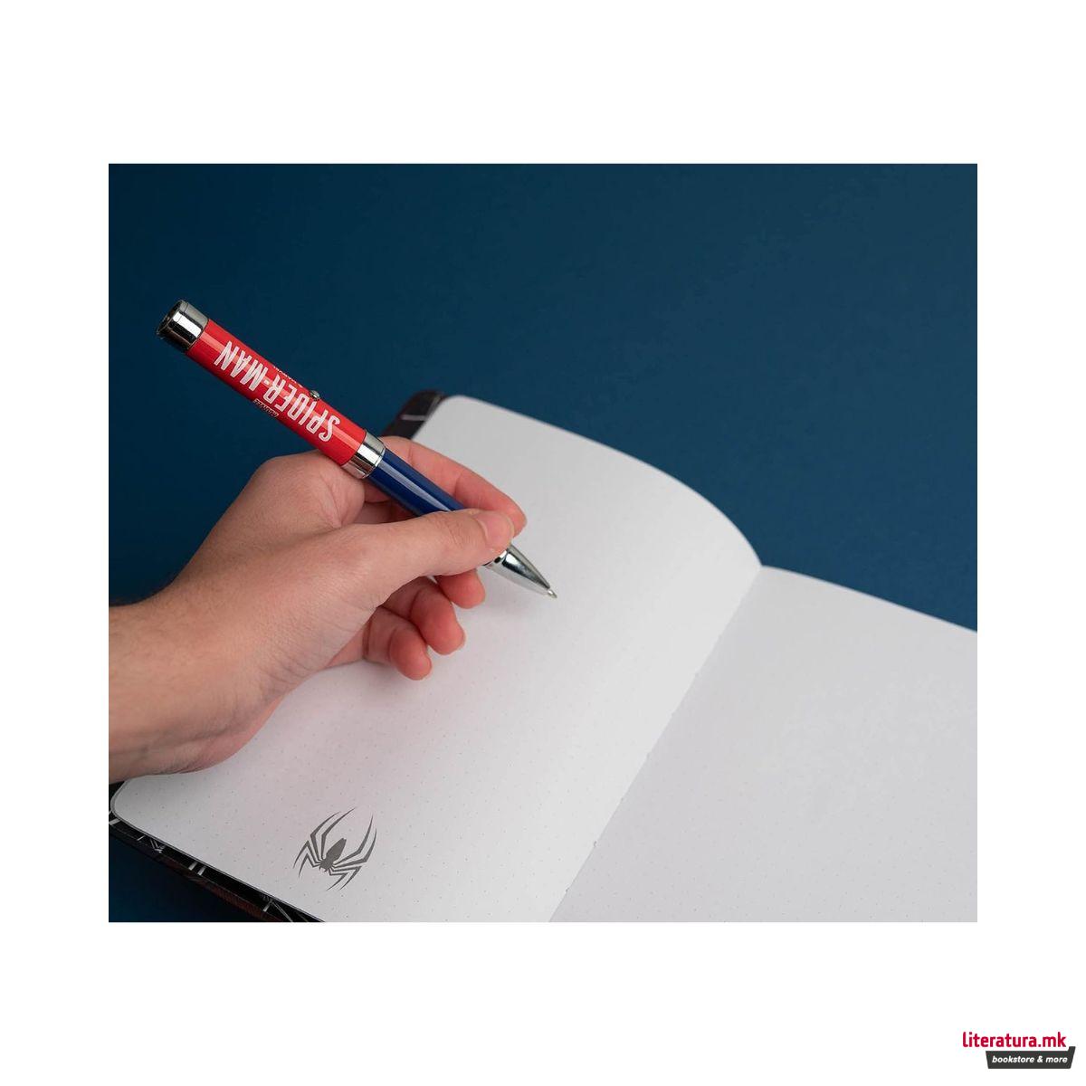 Тетратка со пенкало-проектор, Marvel - Spider-Man, А5