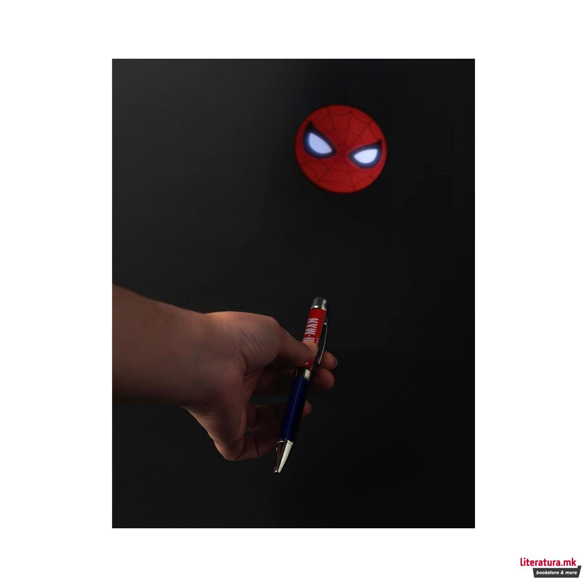 Тетратка со пенкало-проектор, Marvel - Spider-Man, А5