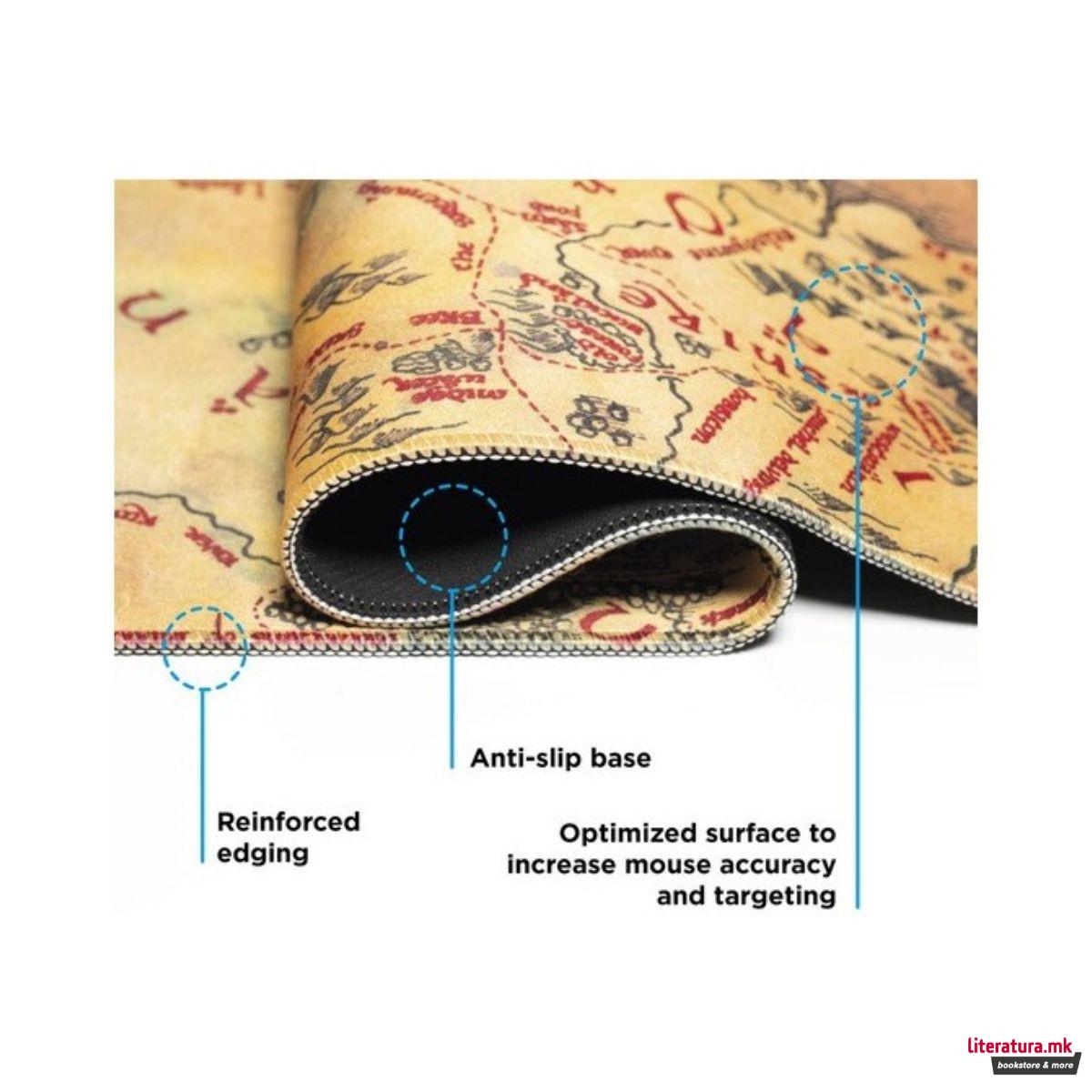 Подлога за биро, The Lord of the Rings - Map of Middle Earth XL 