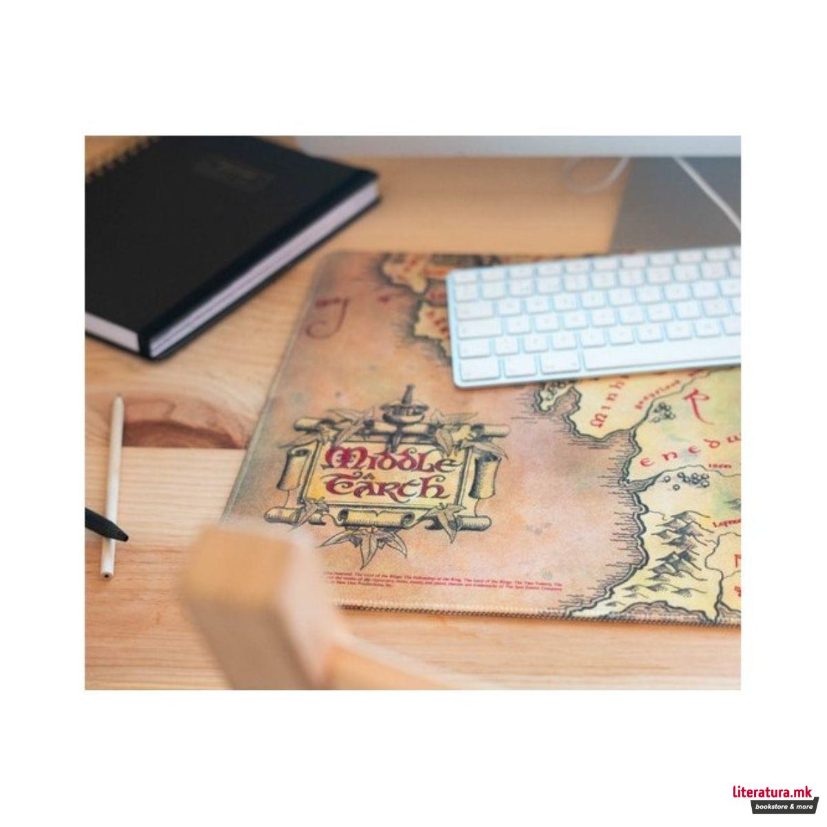 Подлога за биро, The Lord of the Rings - Map of Middle Earth XL 