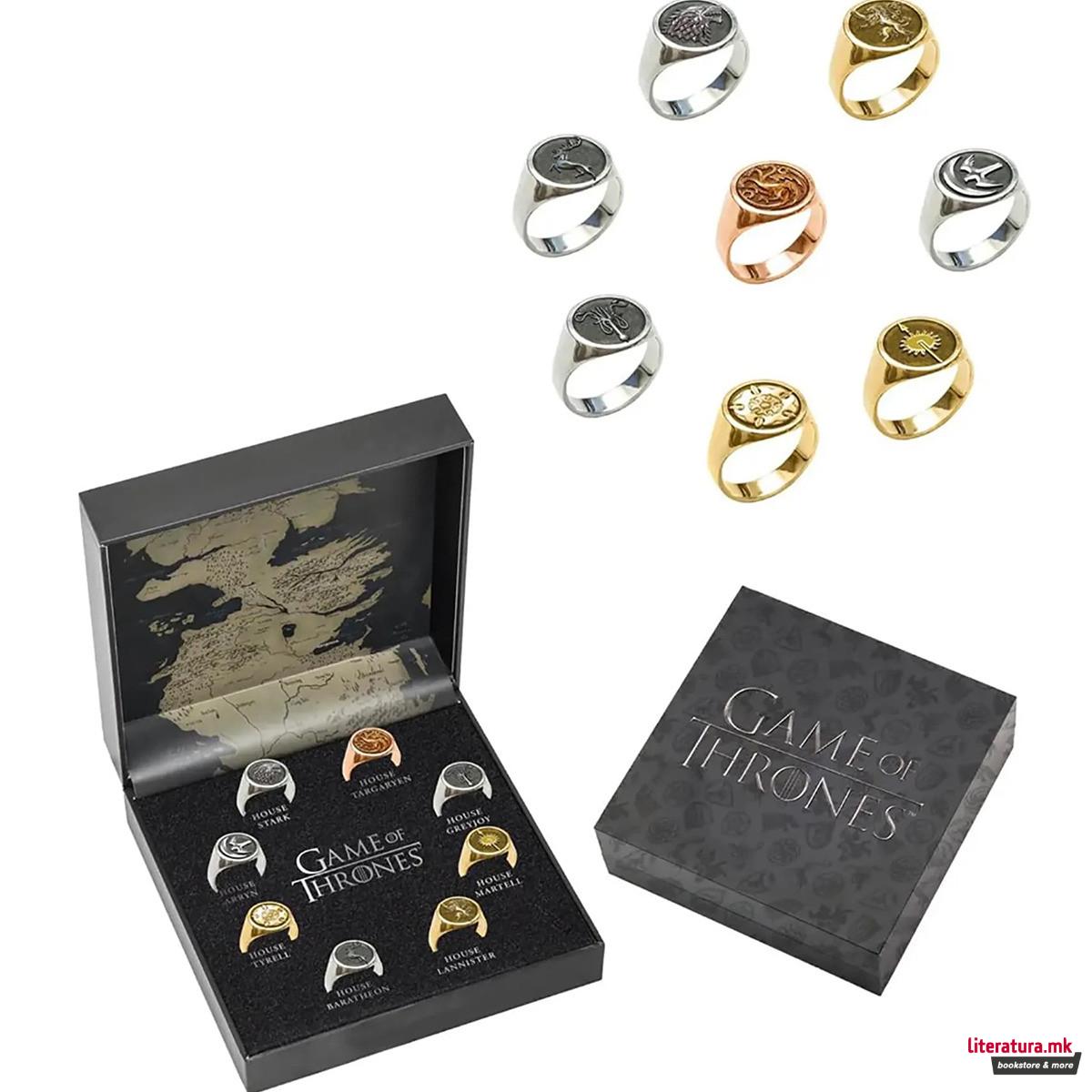 Сет прстени, Game of Thrones - House Sigils, 1/8 