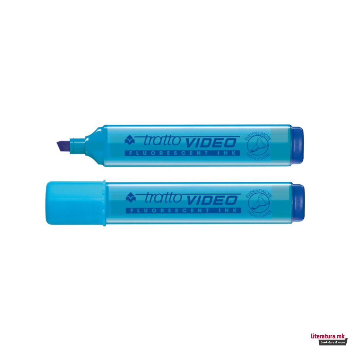 Маркер, Tratto, Video - Blue 