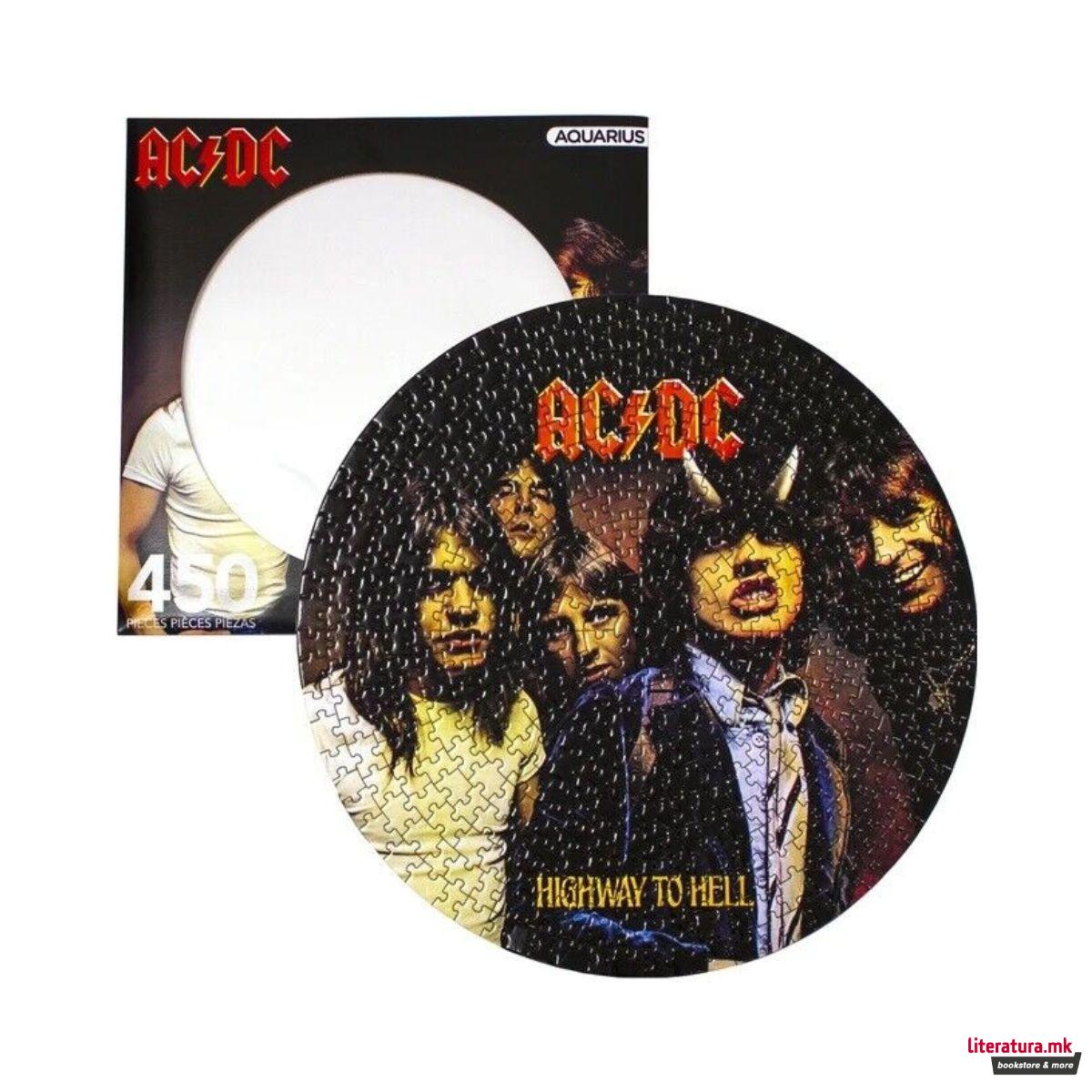 Сложувалка - округла, AC/DC - Highway To Hell, 450 парчиња 