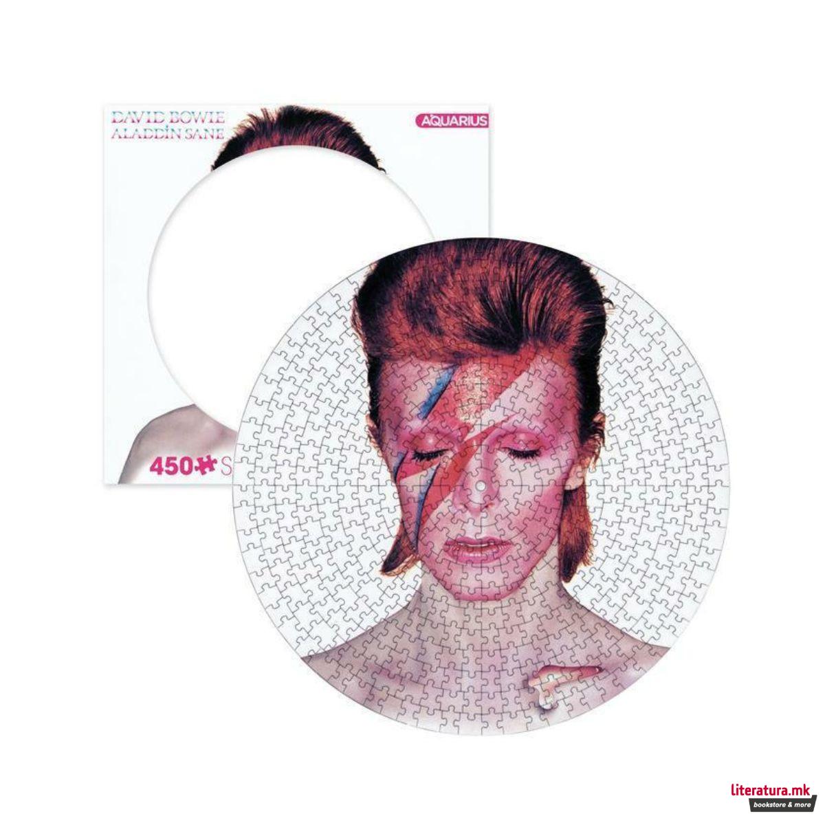 Сложувалка - округла, David Bowie - Aladdin Sane, 450 парчиња 