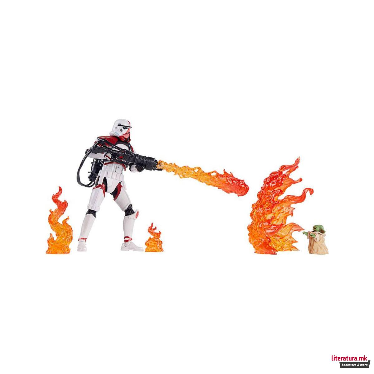 Фигура, Star Wars: The Mandalorian - Incinerator Trooper and Child 