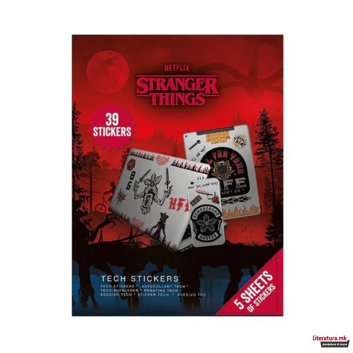 Сет стикери, Stranger Things 4 - Upside Down, 1/39 