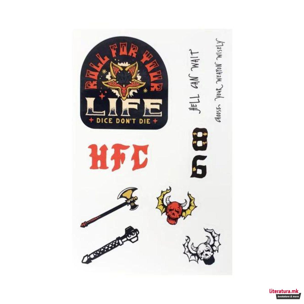 Сет стикери, Stranger Things 4 - Upside Down, 1/39 