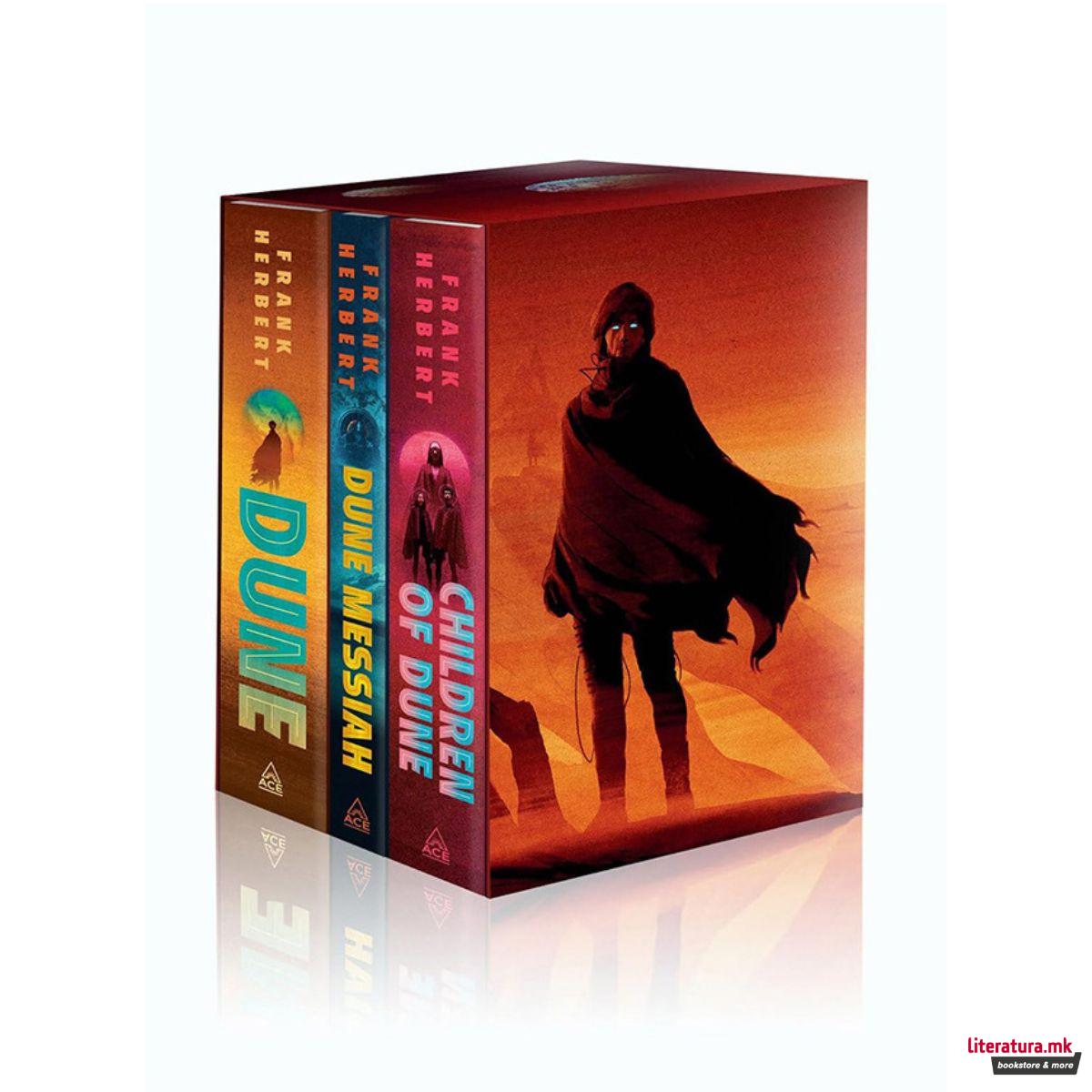Frank Herbert's Dune Saga 3-Book Deluxe Hardcover Boxed Set 