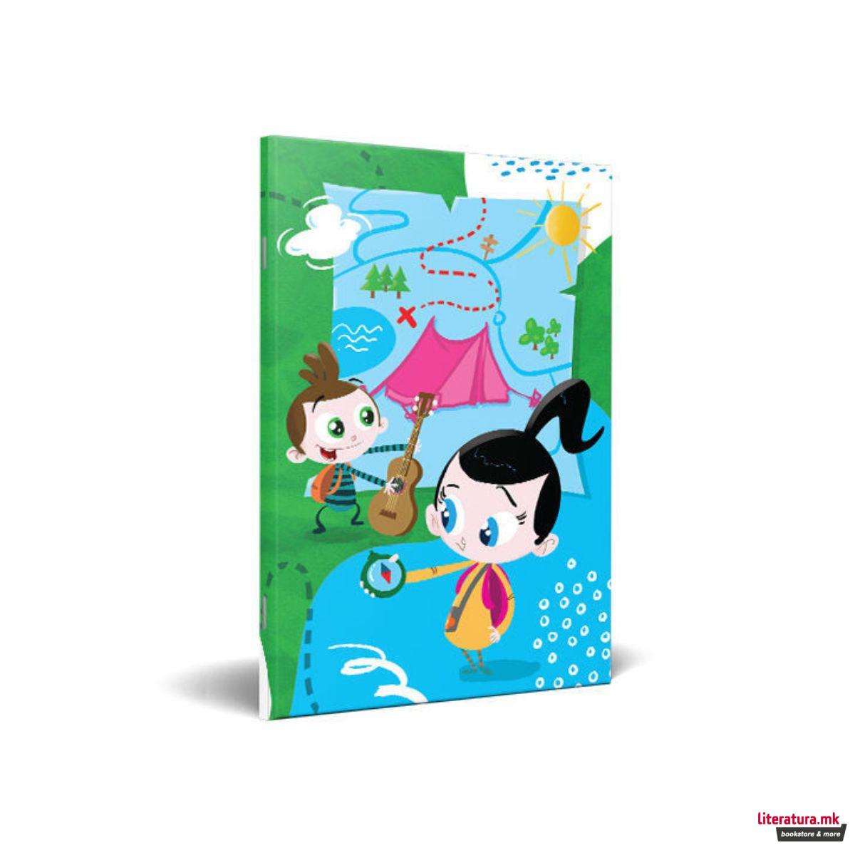 Тетратка, Биби и Боби, А5, коцки 