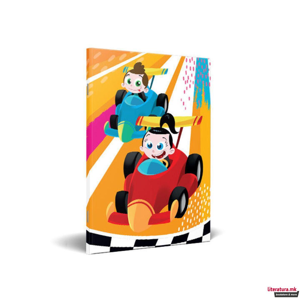 Тетратка, Биби и Боби, А5, линии 