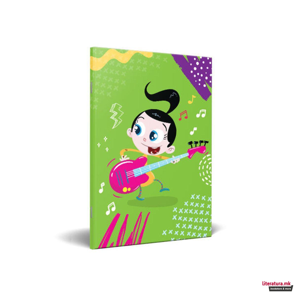 Тетратка, Биби, А4, линии 