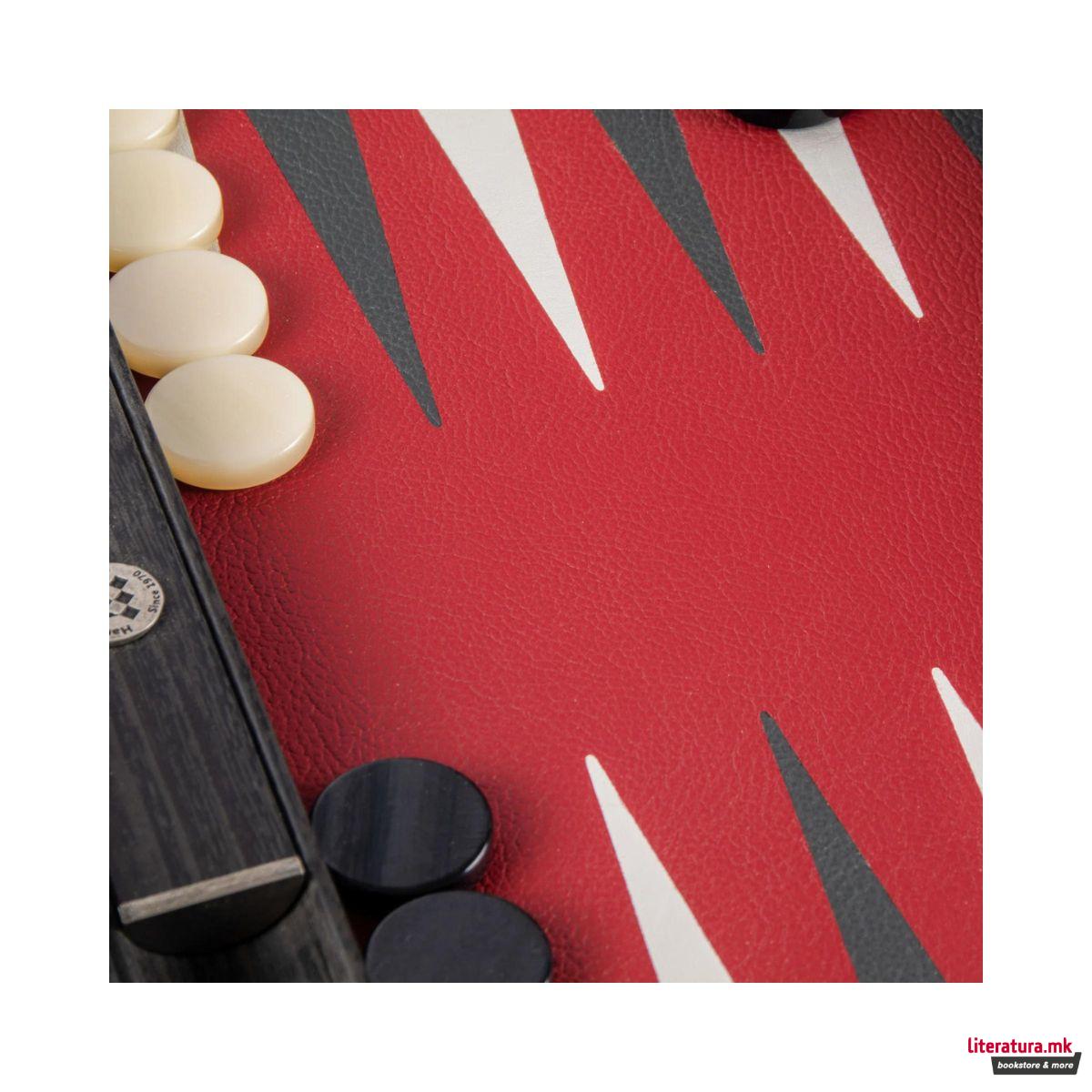 Сет за табла-рачна изработка, Premium Leatherette Burgundy Red 