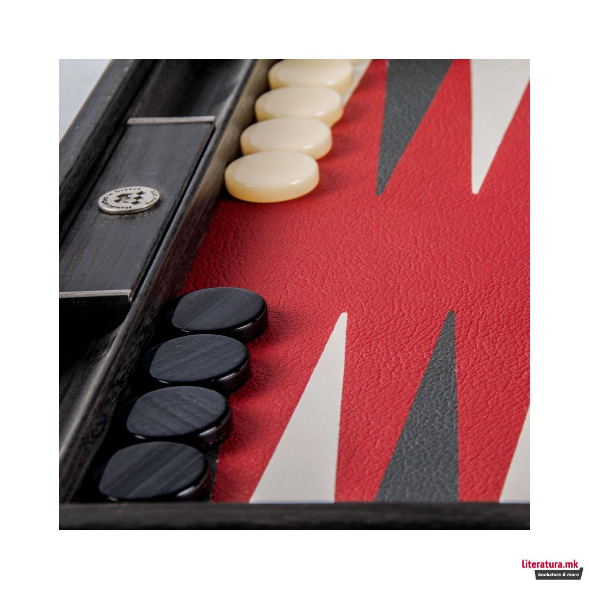 Сет за табла-рачна изработка, Premium Leatherette Burgundy Red 