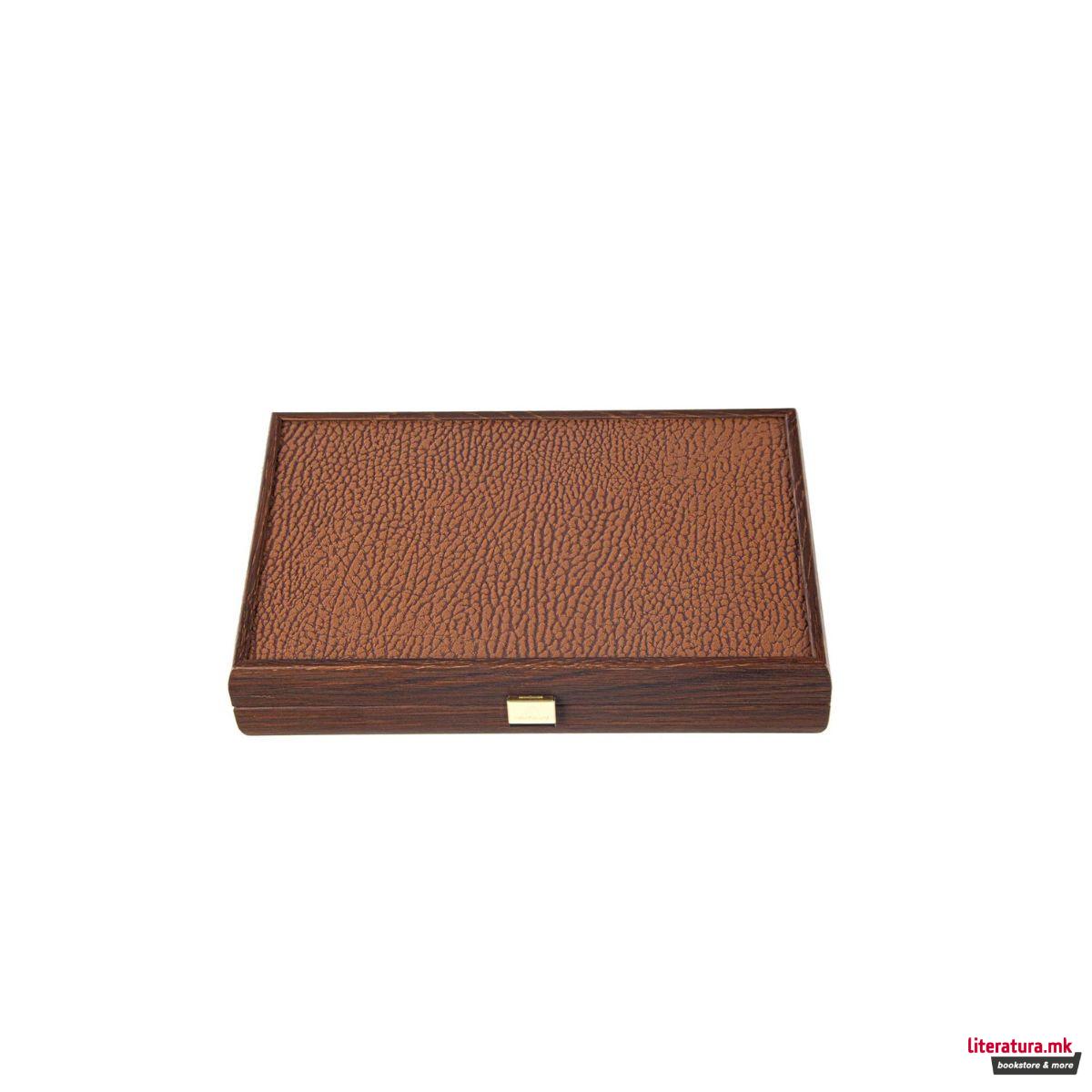 Сет за табла-рачна изработка, Premium Leatherette Caramel Brown 