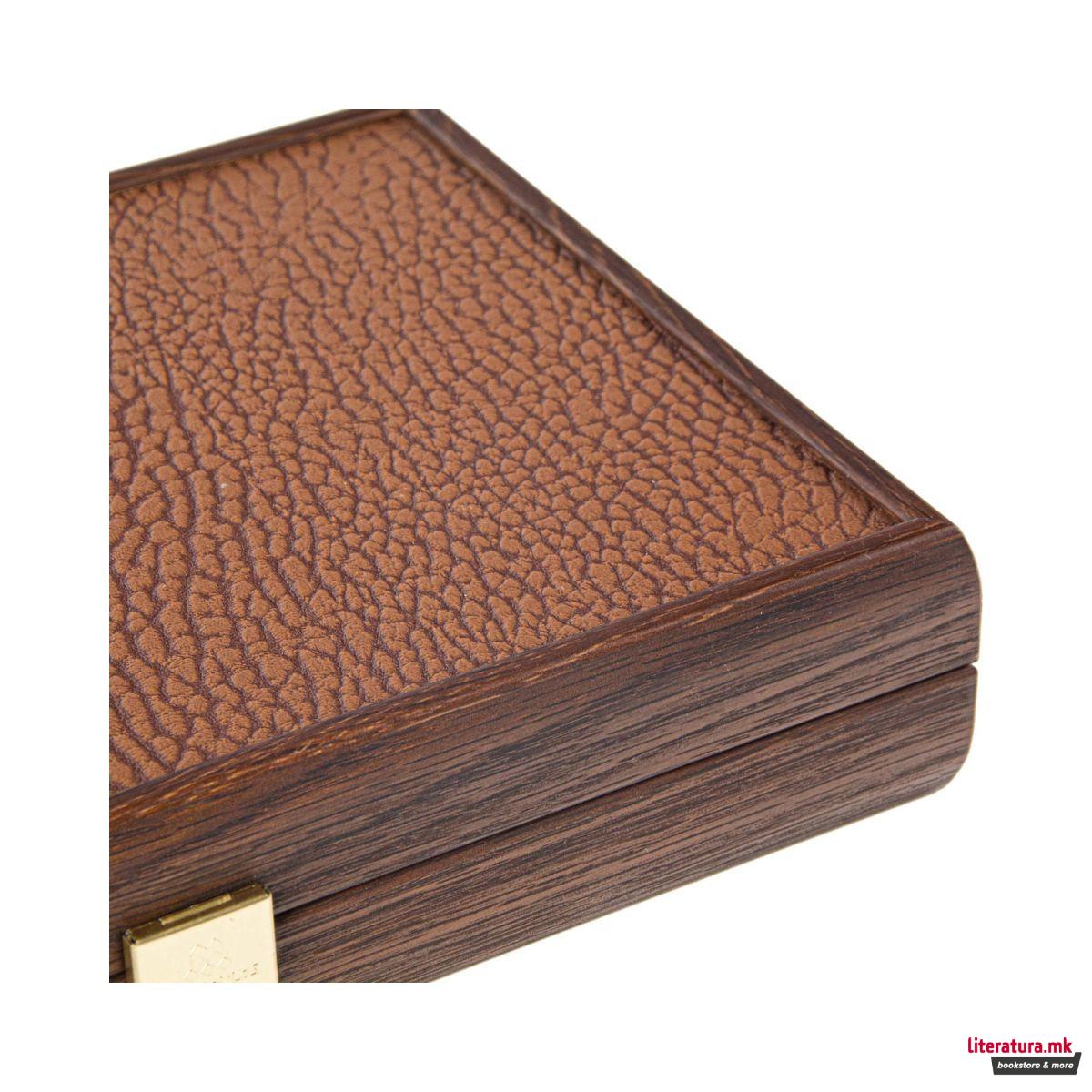 Сет за табла-рачна изработка, Premium Leatherette Caramel Brown 