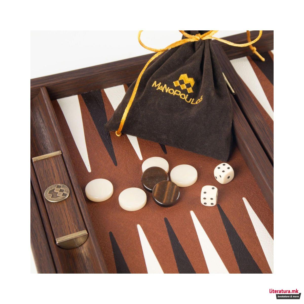 Сет за табла-рачна изработка, Premium Leatherette Caramel Brown 