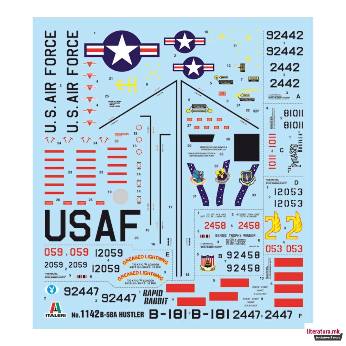 Макета, B-58 Hustler, 1:72 