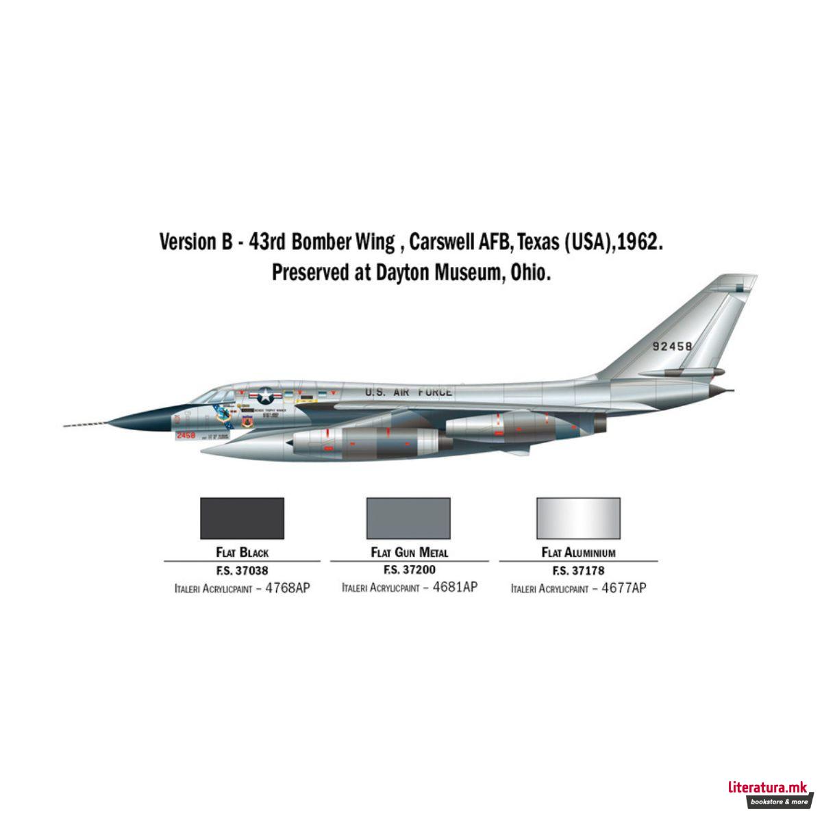 Макета, B-58 Hustler, 1:72 