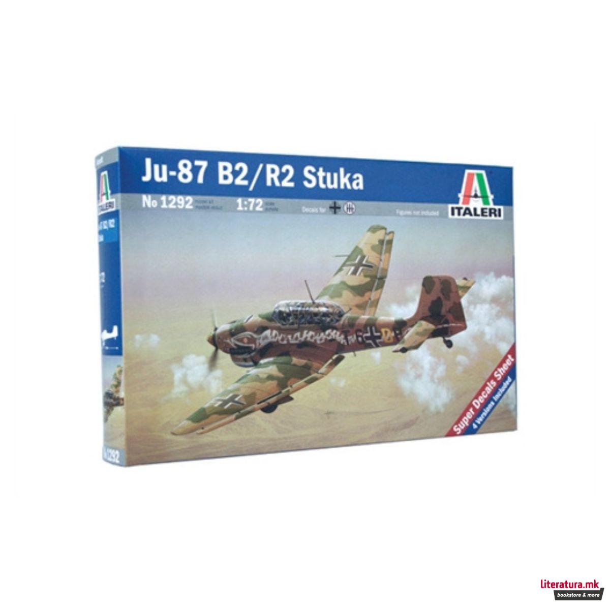 Макета, JU-87 B2 Stuka, 1:72 