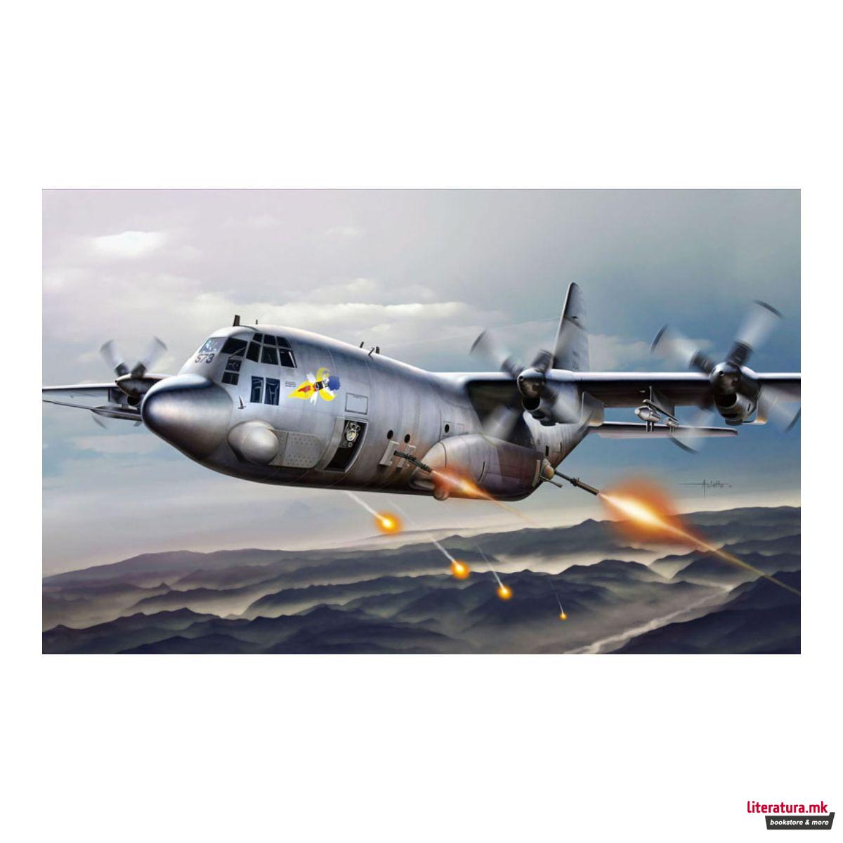 Макета, AC-130H Spectre, 1:72 