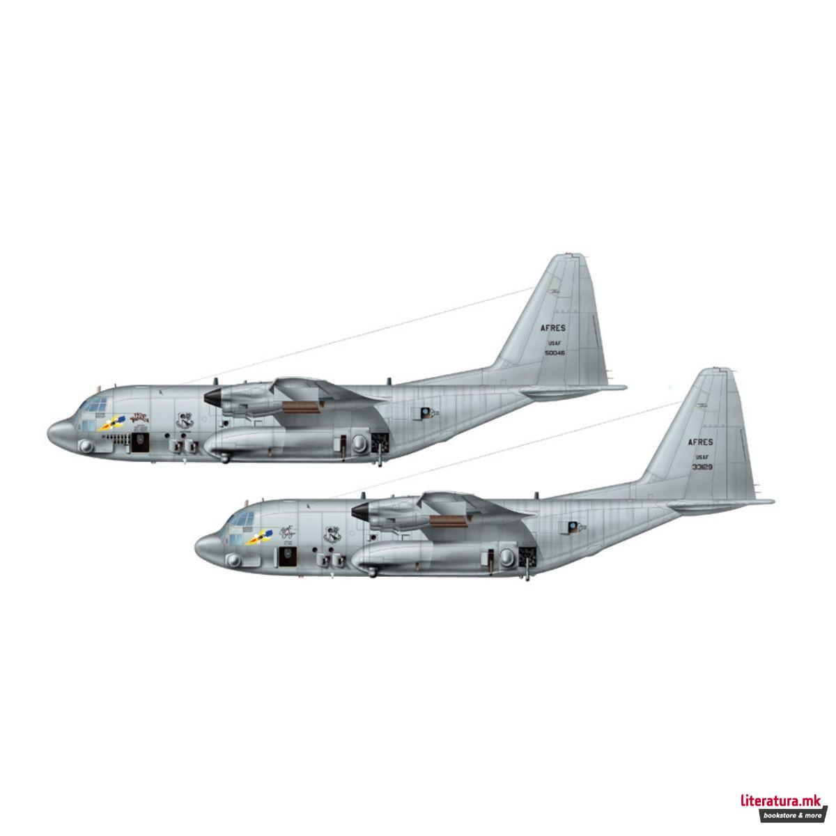 Макета, AC-130H Spectre, 1:72 