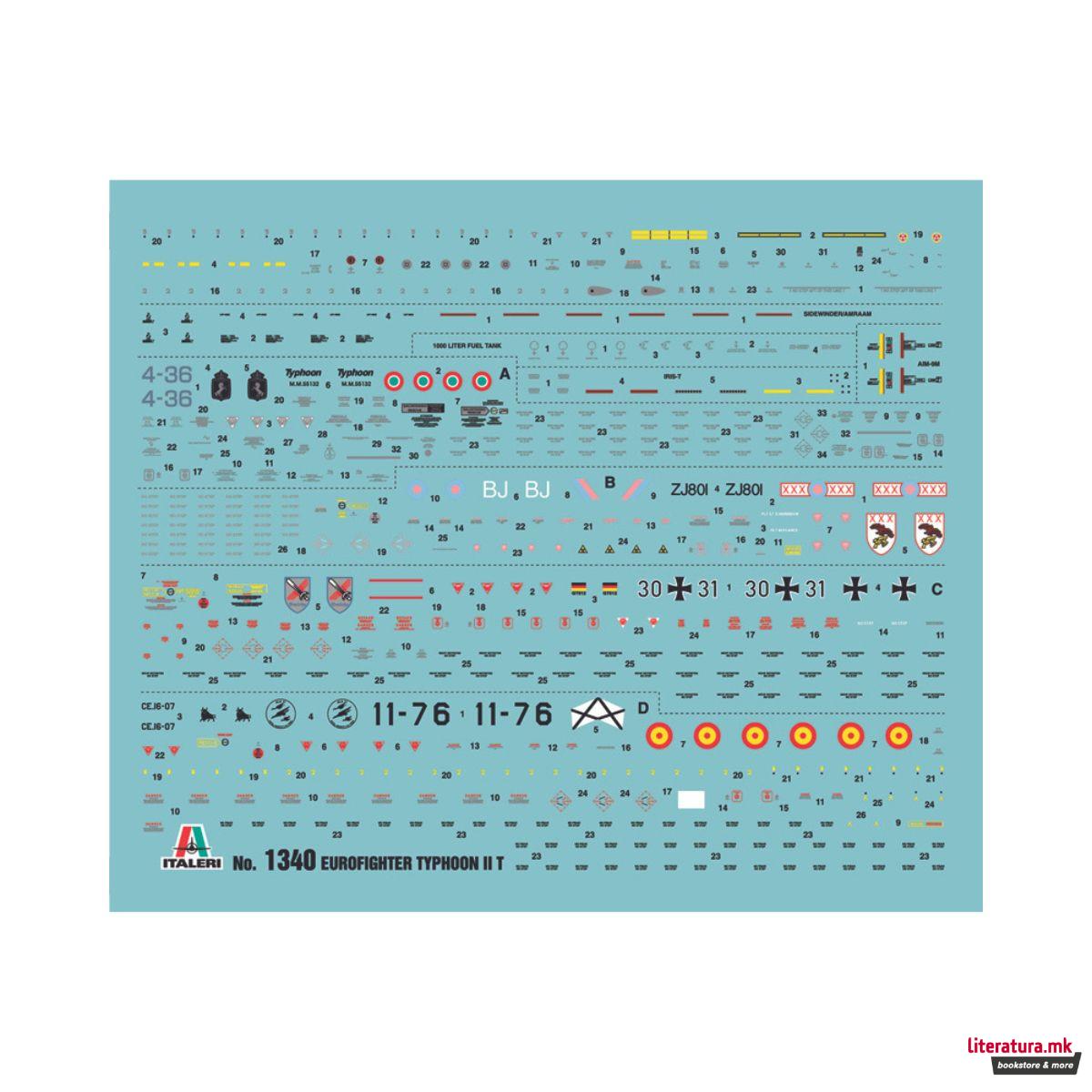 Макета, EF 2000 Typhoon IIB, 1:72 
