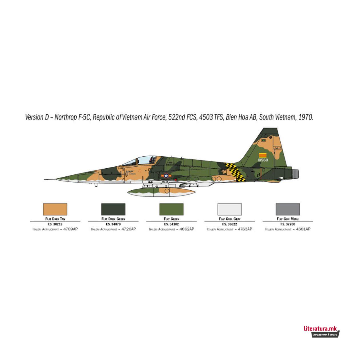 Макета, F-5A Freedom Fighter, 1:72 