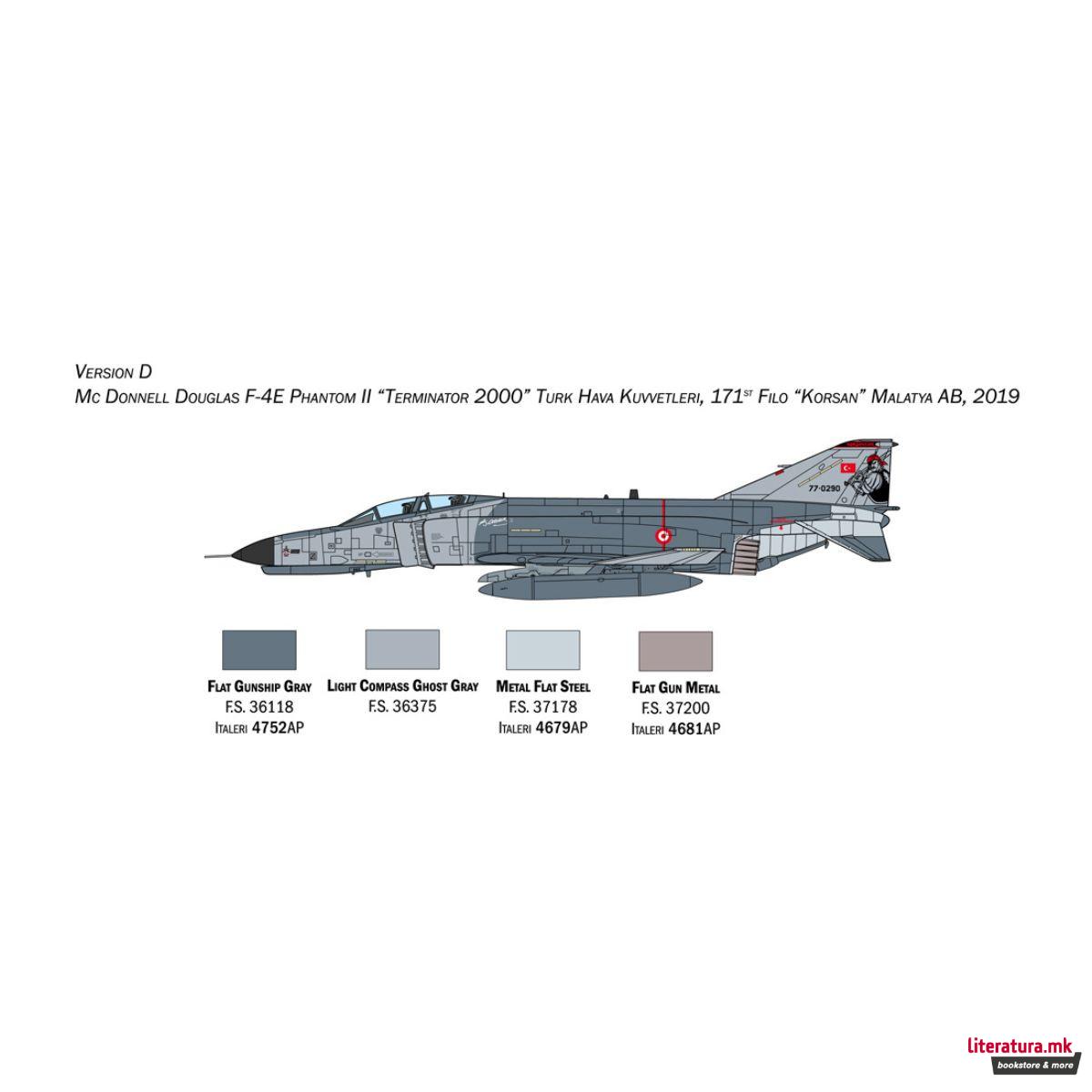 Макета, F-4E/F Phantom II, 1:72 