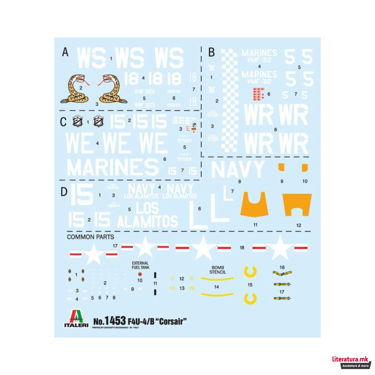 Макета, F4U-4 Corsair - Korean War, 1:72 