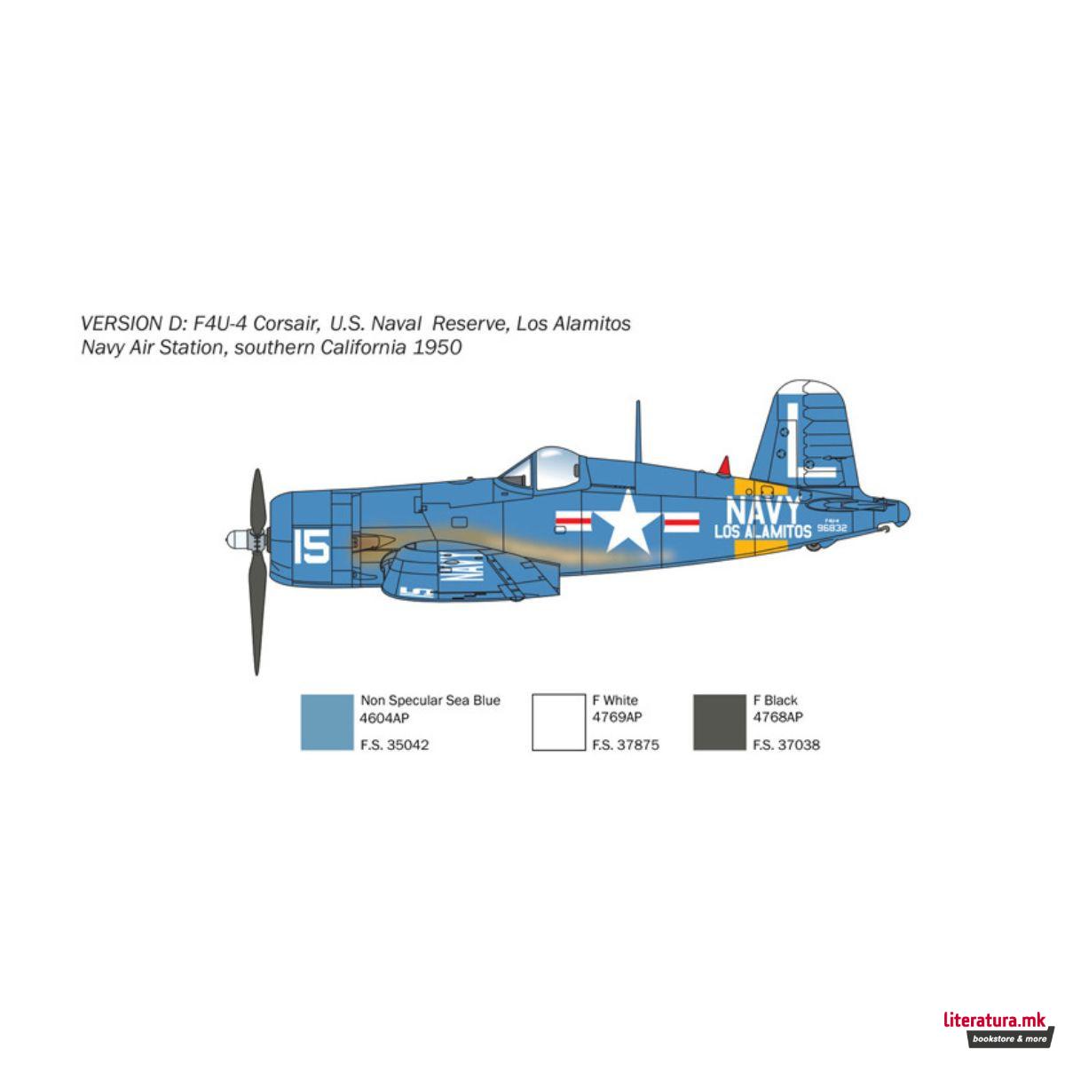 Макета, F4U-4 Corsair - Korean War, 1:72 