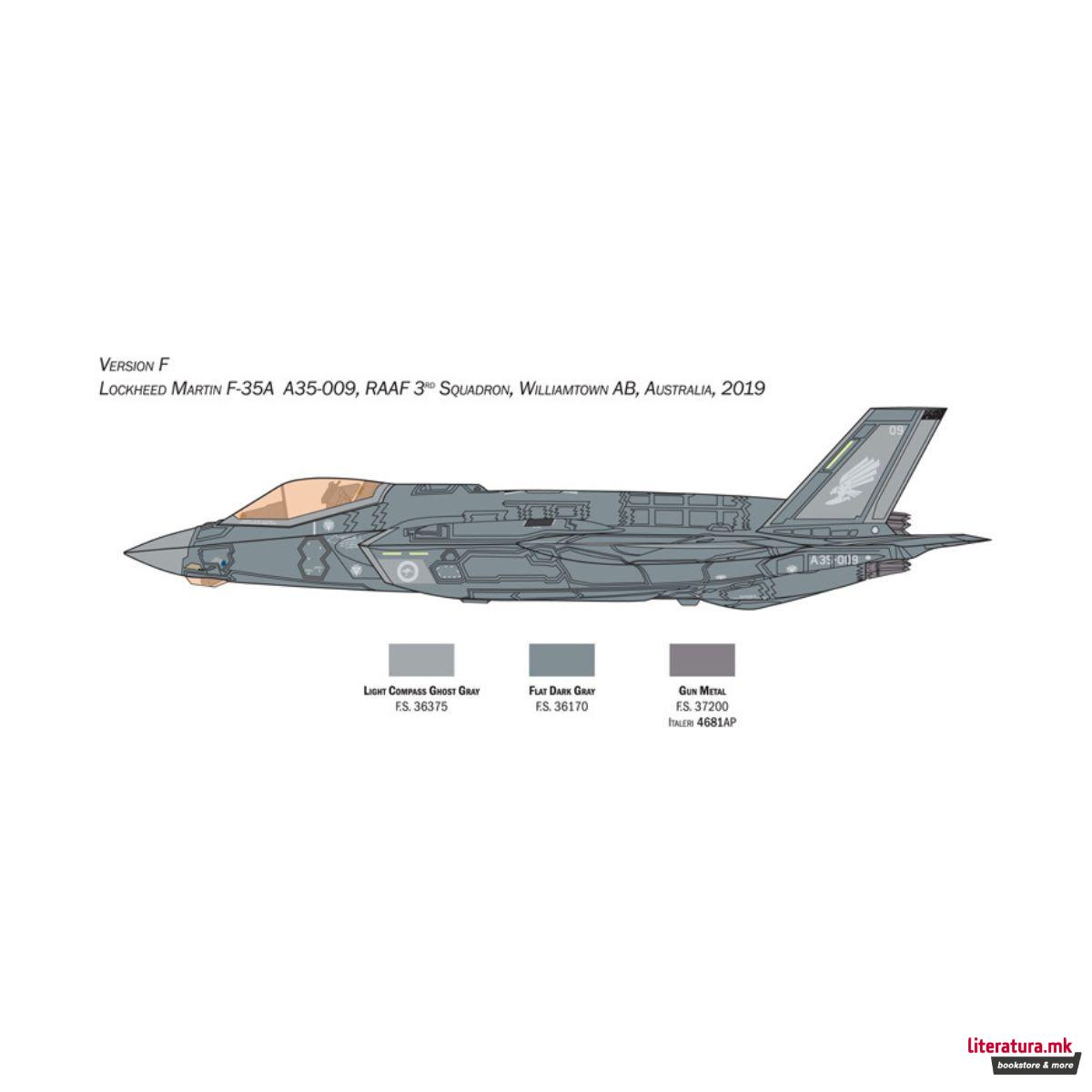 Макета, F-35A LIGHTNING II CTOL version (Beast Mode), 1:72 