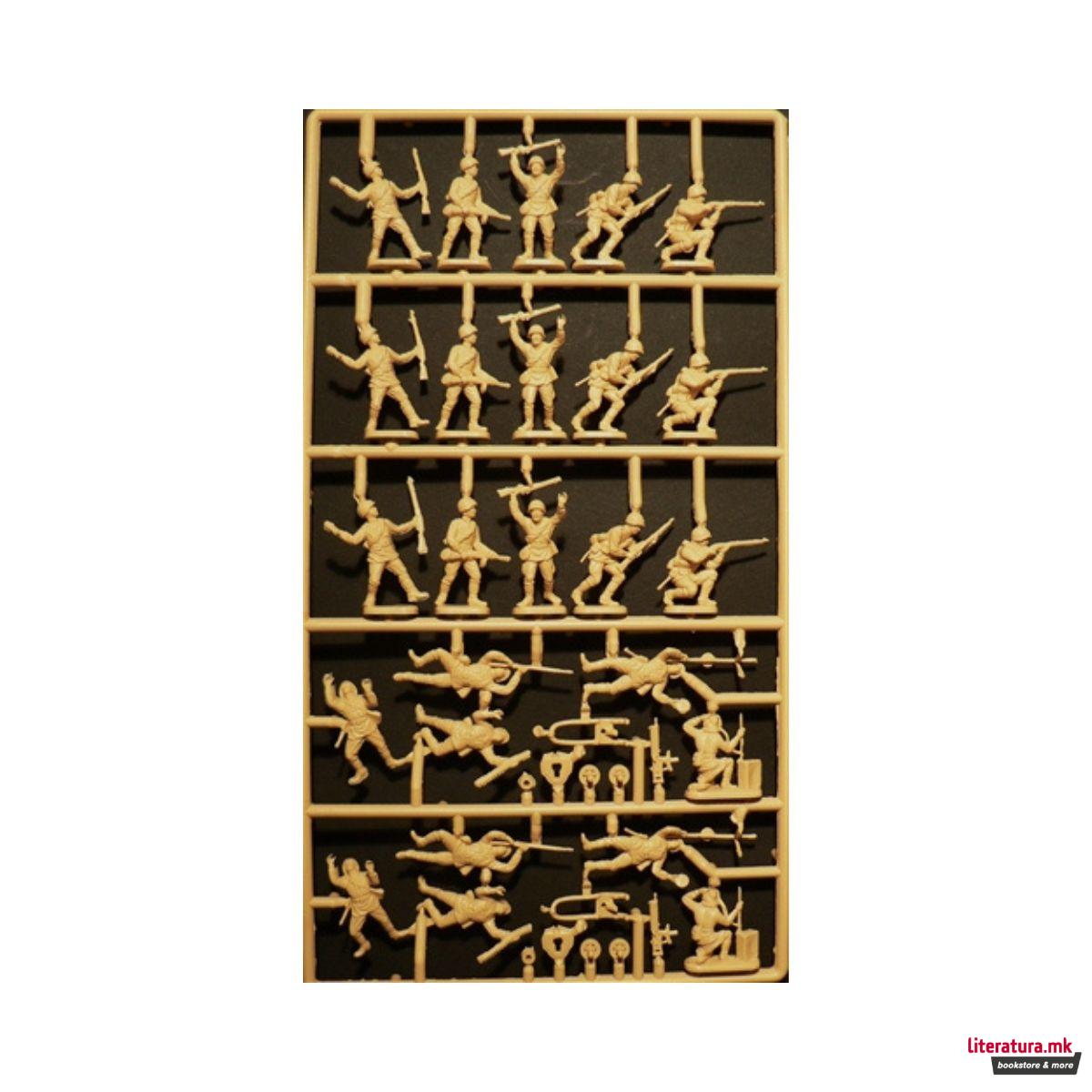 Макета, Russian Infantry WWII, 1:72 