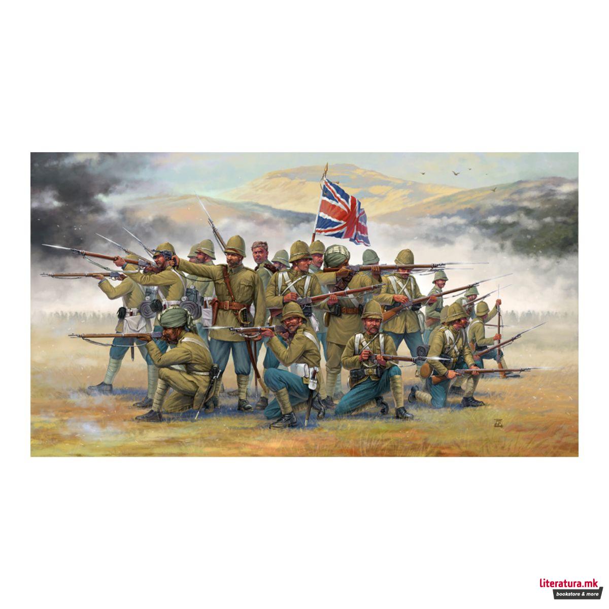 Макета, British Infantry and Sepoys, 1:72 