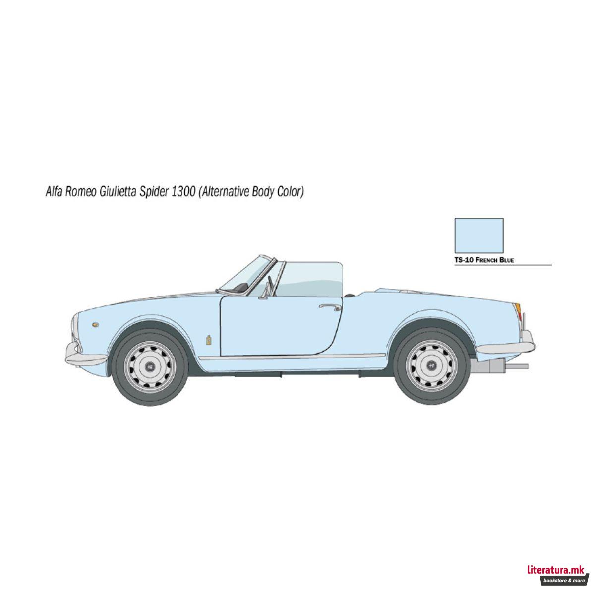 Макета, Alfa Romeo Giulietta Spider 1300, 1:24 