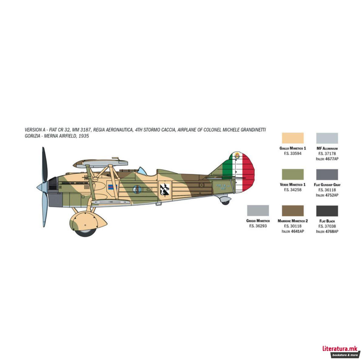 Макета, Fiat CR.32 Freccia, 1:72 