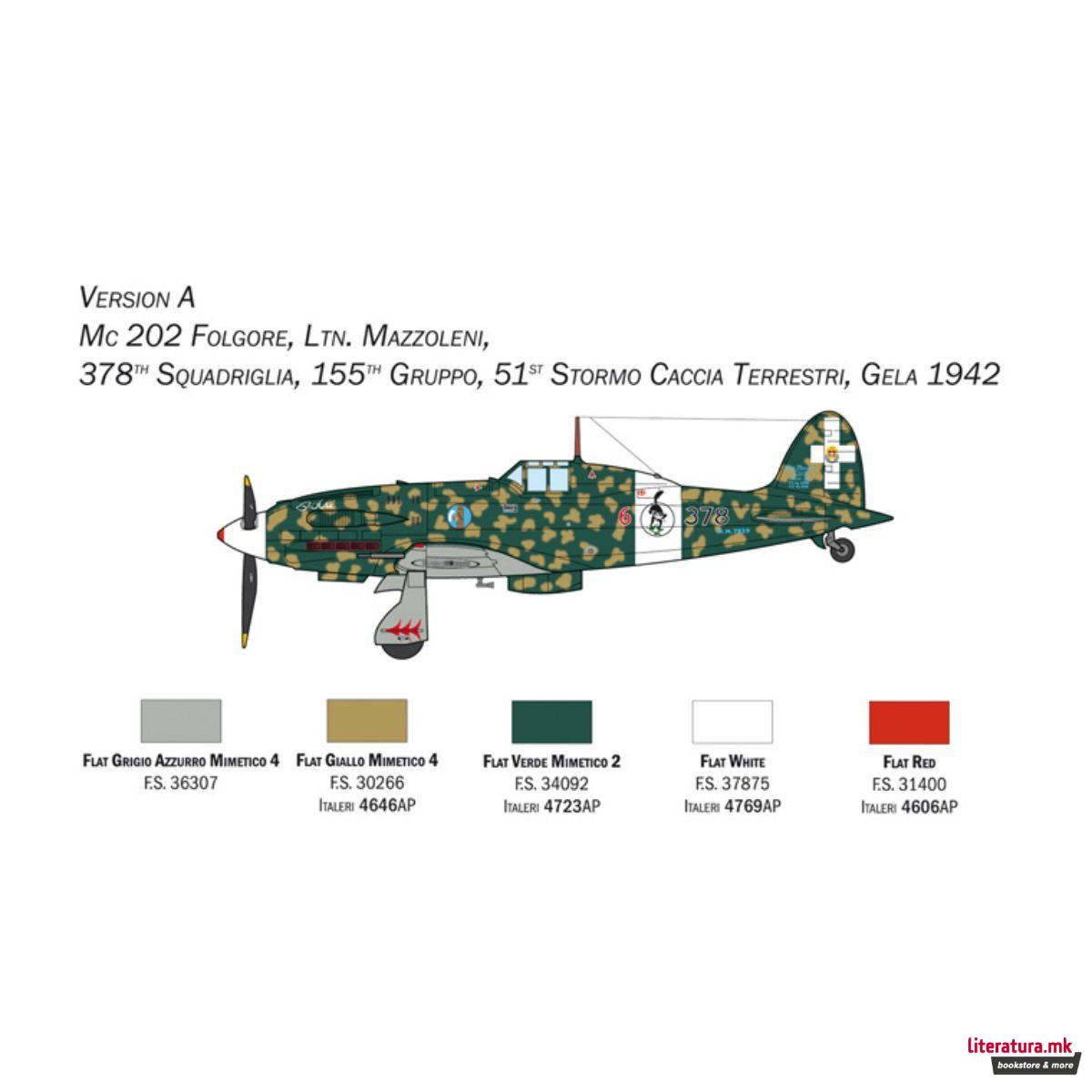 Макета, MC.202 Folgore, 1:72 