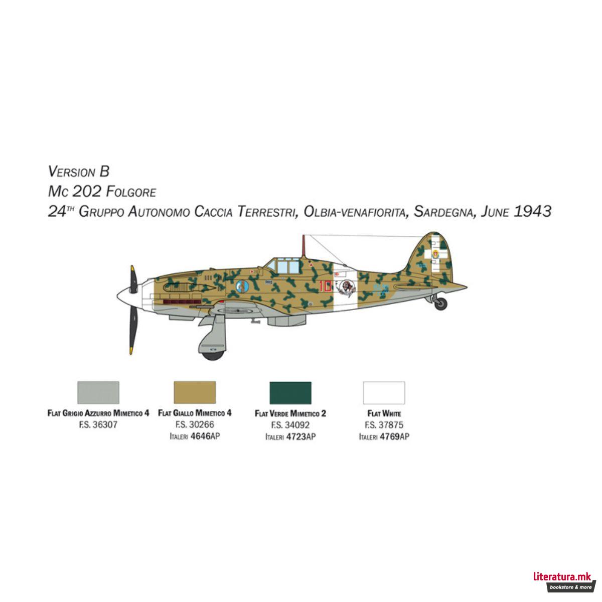 Макета, MC.202 Folgore, 1:72 
