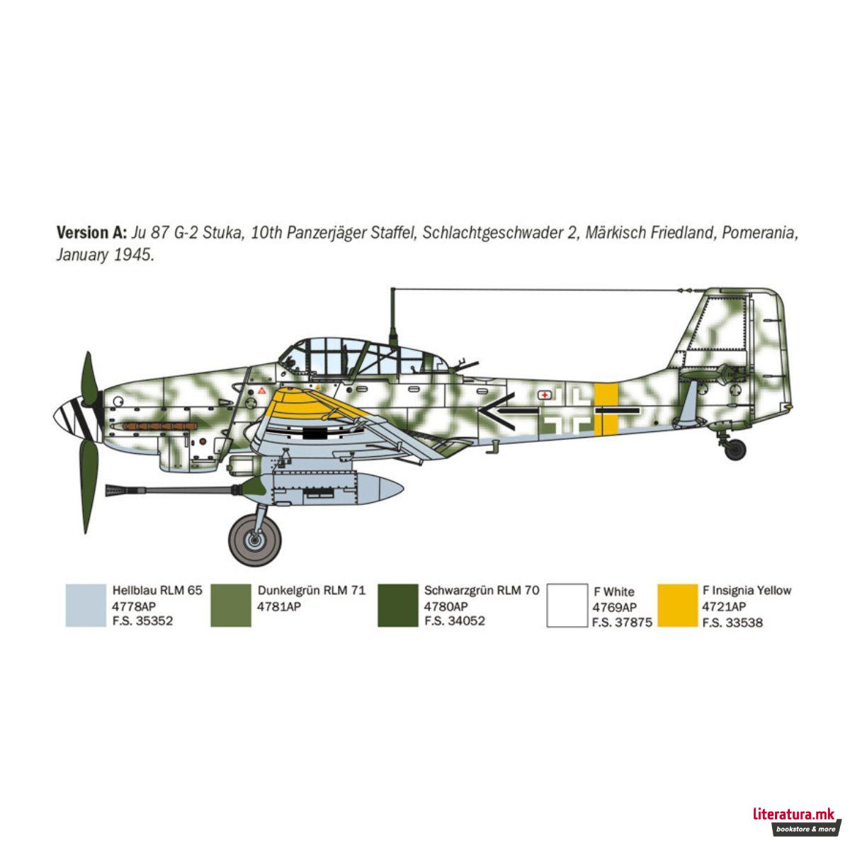Макета, Ju 87 G-2 Kanonenvogel, 1:72 