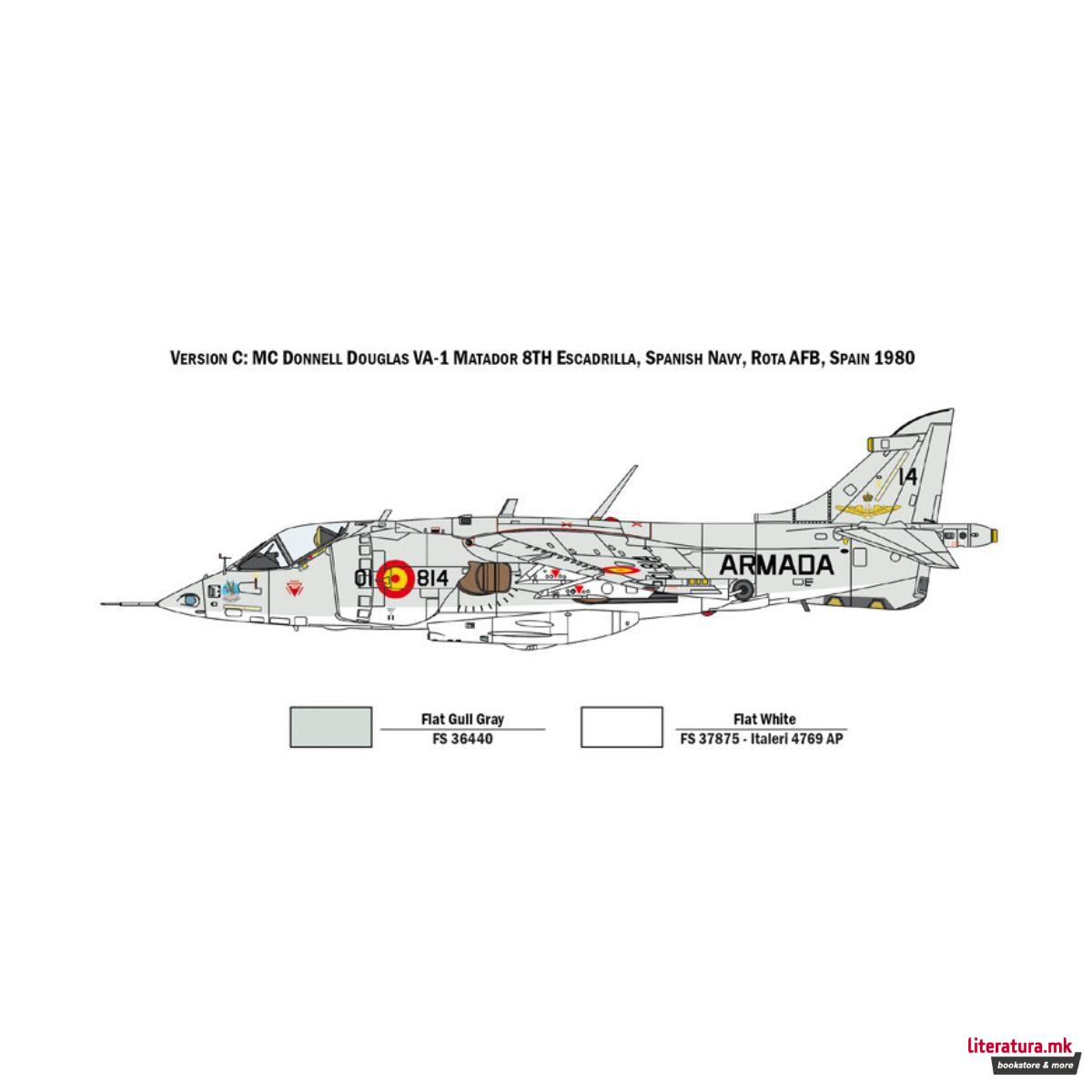 Макета, AV-8A Harrier U.S. Marines, 1:72 