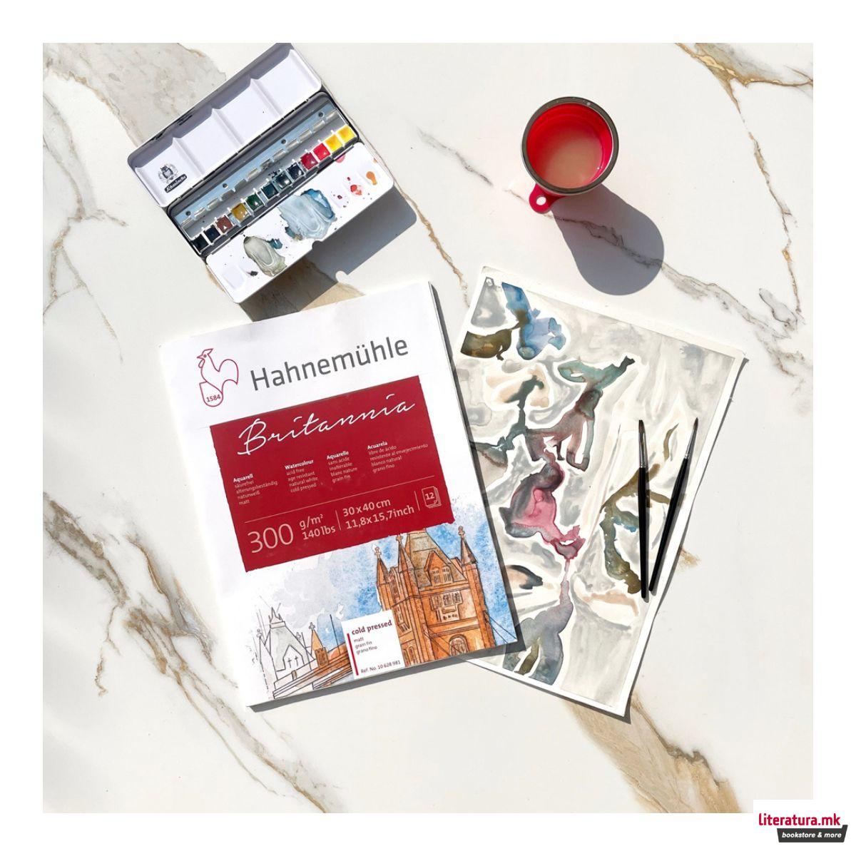 Блок, Britannia, 300 g/cm², 24 x 32 cm, ладно пресуван 